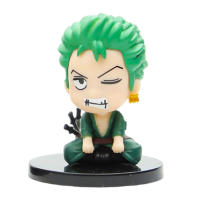 Figura De Acción Anime One Piece Luffy Zoro PVC Kawaii Decoración De Escritorio Para Niños Regalos De Festivales Modelo De Animación Cartoon - details 11