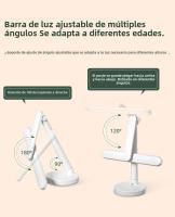 Lámpara De Mesa LED Recargable Plegable Protección Ocular Para Niños Estudiante USB Con Batería Incluida Iluminación De Dormitorio Lámpara De Noche - details 8