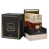 Perfume Khamrah Lattafa 100ml original fragancia árabe unisex dulce especiada duradera eau de parfum con vainilla canela notas orientales lujo regalo ideal - details 2