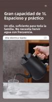 Hervidor Eléctrico Inteligente 1000ML Con Control De Temperatura Protección De Apagado Automático Y Boil-Dry En Acero Inoxidable Para Café Por Encima - details 13