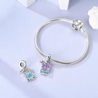 Encantos Originales De Plata 925 Para DIY Pulsera Y Collar Joyería Para Mujer Con Deseño De Sol Y Luna Joyas Delicadas - details 78