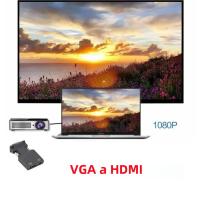 Adaptador PzzPss VGA a HDMI Compatible Convertidor De Audio Y Video 1080P Para PC Portátil a HDTV Proyector Cable HDMI-Compatible a VGA - details 1