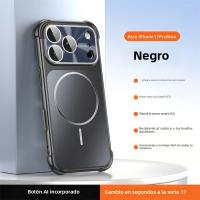 Funda Magnética Para iPhone Con Protector De Cámara Y Carcasa De Silicona Mate Antichoque Compatible Con Magsafe Modelos 13 14 15 16 17 - details 11