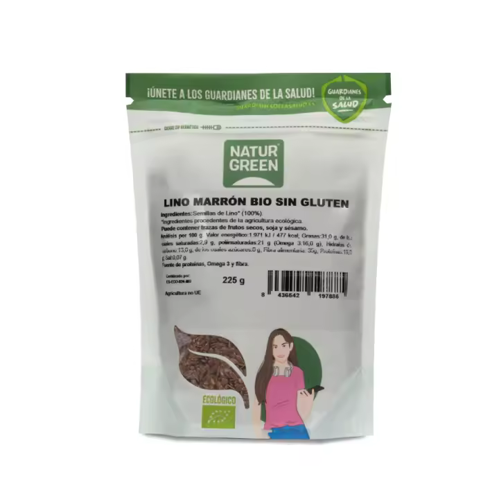 NaturGreen Lino Marrón Bio 225g - 1