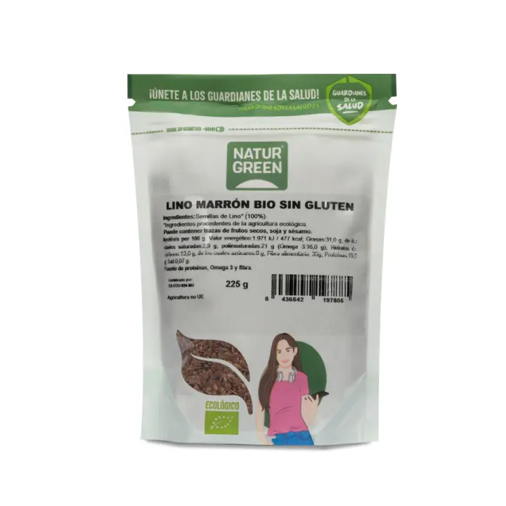 NaturGreen Lino Marrón Bio 225g - 1