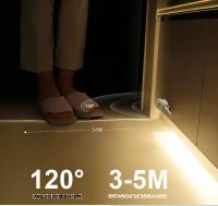 Tira LED Impermeable 2835 Con Sensor De Movimiento Pir Adaptador De Energía EU US 110V 220V a 12V Luz De Armario Inferior - details 3