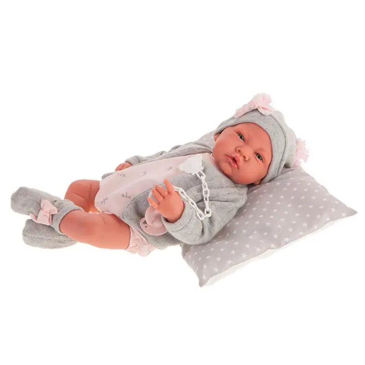 Muñecas Antonio ++ Juan Muñeca Recién Nacida Gris 33086 - 1