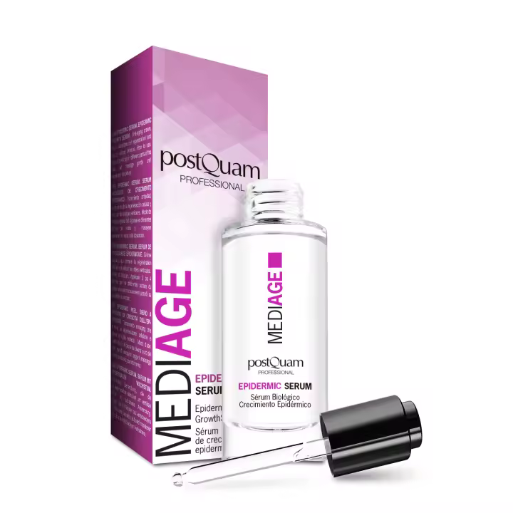 PostQuam - Serum Facial Biologico Med Age - Sérum Antiedad Biológico que Estimula el Crecimiento Epidérmico, Regenera las Células y Reduce las Arrugas Visiblemente - Contiene Extracto de Swertia Chirata - 30 ml - 1
