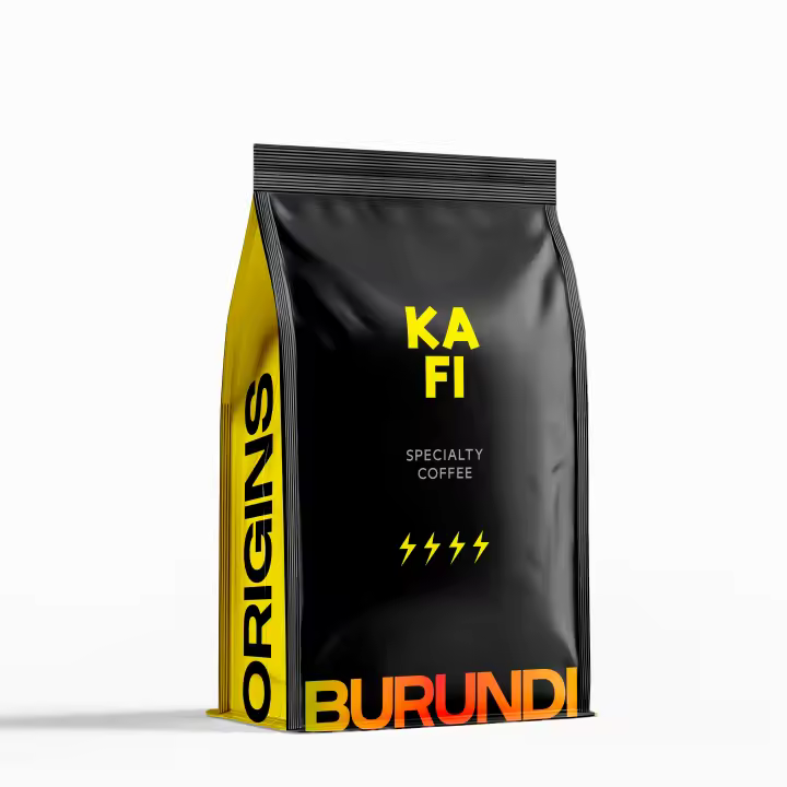 KAFI Café de Burundi 100 % Arábica en Grano - Tostado Fresco Semanal, Café de Especialidad - 1