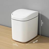 Mini Papelera De Escritorio Con Tapa Creativa Y Divertida Pequeña Caja De Basura Para Mesa De Trabajo Dormitorio Sala De Estar Coche - details 5