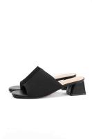 Paloma Wang sandalias doradas mules mujer con tacòn bajo con pala elàstica - details 19