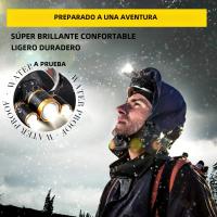 Linterna Frontal LED Recargable USB Con Batería 18650 4 Modos Impermeable Torcha De Trabajo Para Emergencias Y Pesca - details 4