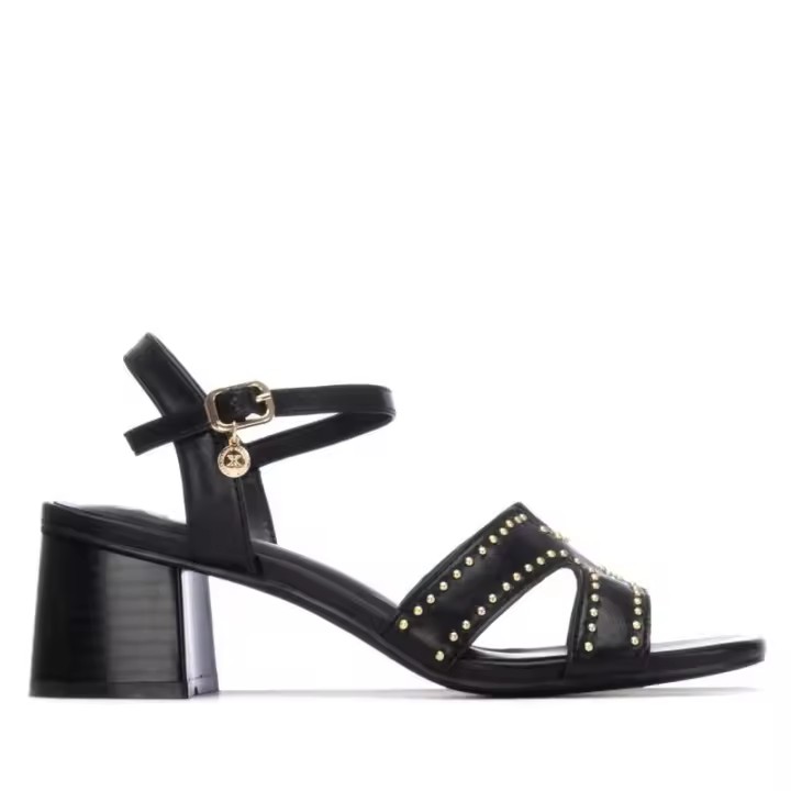 Sandalias altas mujer XTI 145464 01 SANDALIA HEBILLA PALA CRUZADA NEGRO 38827 26V - 1
