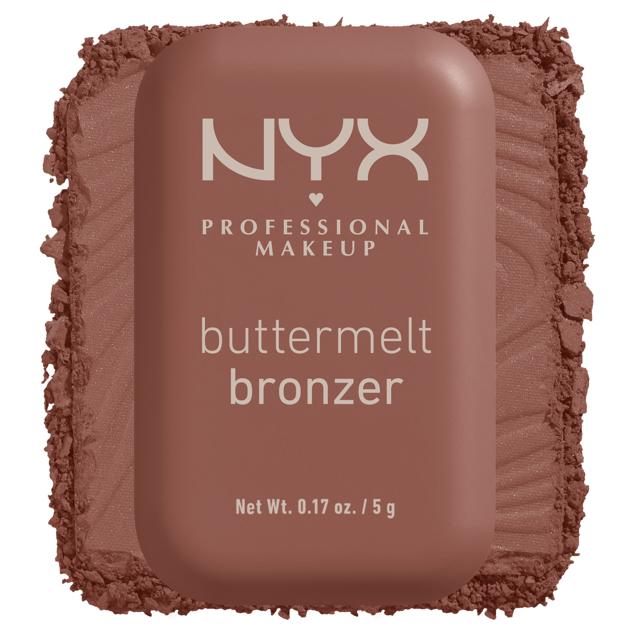 NYX Professional Makeup | Buttermelt Bronzer, Bronceador en polvo, 12 horas de duración, resistente a la decoloración y a la transferencia, 1 unidad