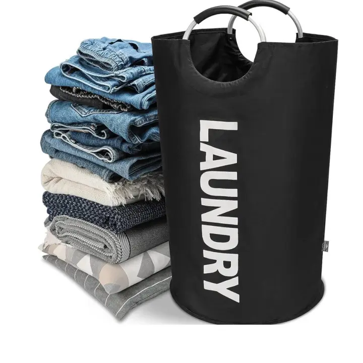 Cesta De Ropa Sucia Plegable De Gran Capacidad Impermeable Para Almacenamiento Doméstico Cesta De Lavandería Para Ordenar Ropa - 1