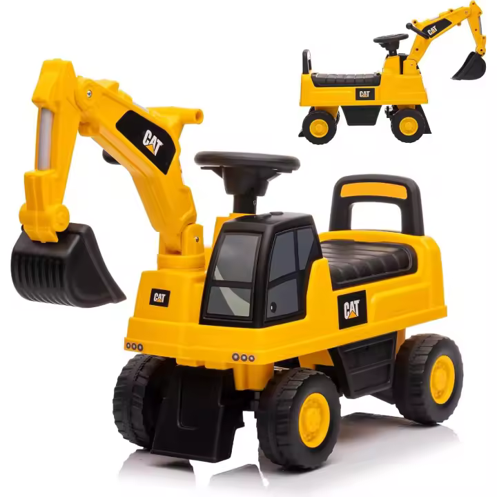 Twinly Diggy Correpasillos Bebé 1 Año, Excavadora Cat con Pala Móvil - 1