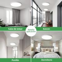 Luz De Techo Redonda LED Impermeable Y a Prueba De Insectos Para Baño Y Dormitorio Iluminación Moderna Para Sala De Estar Y Cocina - details 2