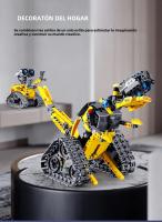 Modelo De Robot RC De 3 En 1 Para Niños Juguete De Bloques De Construcción De Camión Excavadora Y Bulldozer Regalo Para Niños - details 23