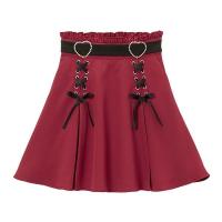 Falda A-Line Lolita Japonesa Talla Grande Cintura Alta Flared Midi Versátil Estilo Niña Suave Para Uso Diario Primavera/Verano Polyester - details 1