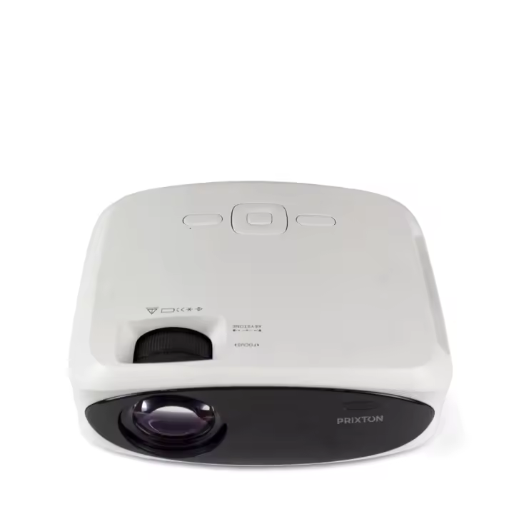 Proyector portátil Picasso - WiFi - 9.000 Lúmenes - 260 ANSI Lumen - Pantalla 100" - Mando a distancia - LED 1920x1080 Full HD - Conexión HDMI, USB, AV IN, MicroSD PRIXTON - 1