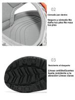 Sandalias De Deporte Para Hombre Clásicas De Verano Ligera Y Transpirable Zapatillas De Playa Casual Con Abertura Al Aire Y Tacón Bajo Para Caminar Y Outdoor - details 3