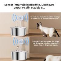 Fuente De Agua Para Gatos Universal Con Sensor Infrarrojo USB Automática Accesorio Para Perros Y Gatos Dispensador De Agua Para El Hogar Con Sensor De Movimiento - details 5