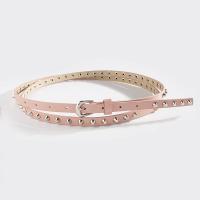 Высококачественный пояс PU для женщин с заклинанием пустой повседневной моды Slim Fit Fit High -End Daily Accessous