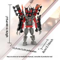 Bloques De Construcción DIY Creativos Serie Titan Skibidi Toilet Modelo De Reloj TV Para Niños Juguete Educativo Para Halloween Regalos Para Niños - details 1