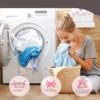 Sábana Redonda Moderna Y Sencilla De Tela Mate Con Estampado Geométrico 100% Poliéster 200 TC Fitted Sheet Para Cama Sin Almohadas - details 3