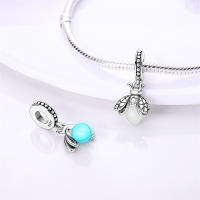 Pulsera Original De Plata 925 Con Encantos De Mariposa Abeja Y Corazón De Árbol Para Joyería De Fiestas Para Mujeres - details 5