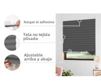 Cortinas De Blackout Con Pliegues Para Rollos Zébra No Tejidas Alta Protección Solar Para Dormitorio Sala De Estar Baño Balcon Decoración - details 9