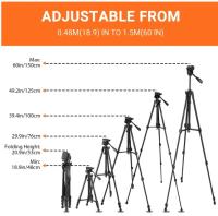 Trípode Plegable de 60 Pulgadas TACKLIFE con Bluetooth Inalámbrico - details 5