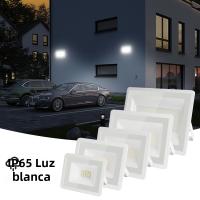 Luz De Enfriamiento LED Exterior IP65 10W 20W 30W 50W 100W Calor/Cielo Blanco Para Jardín Y Garage Luz De Escenario AC220V - details 1
