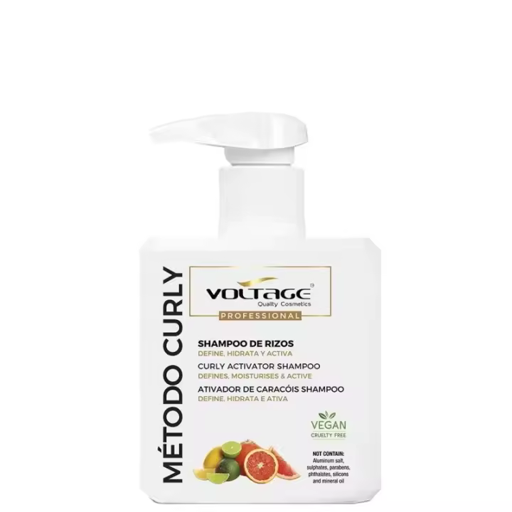 Voltage Cosmetics Champú De Rizos Método Curly 500Ml Sin Sulfatos Y Sin Sal - 1