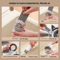 Cepillo Multifuncional Flexible Para Huecos De Copas Y Botellas Con Pincel Suave Herramienta De Limpieza Para La Cocina - details 3