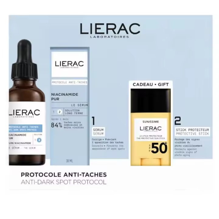Lierac Niacinamida Pura Sérum 30 ml + Regalo Stick Protector Suissime Spf50+ Pack - 1