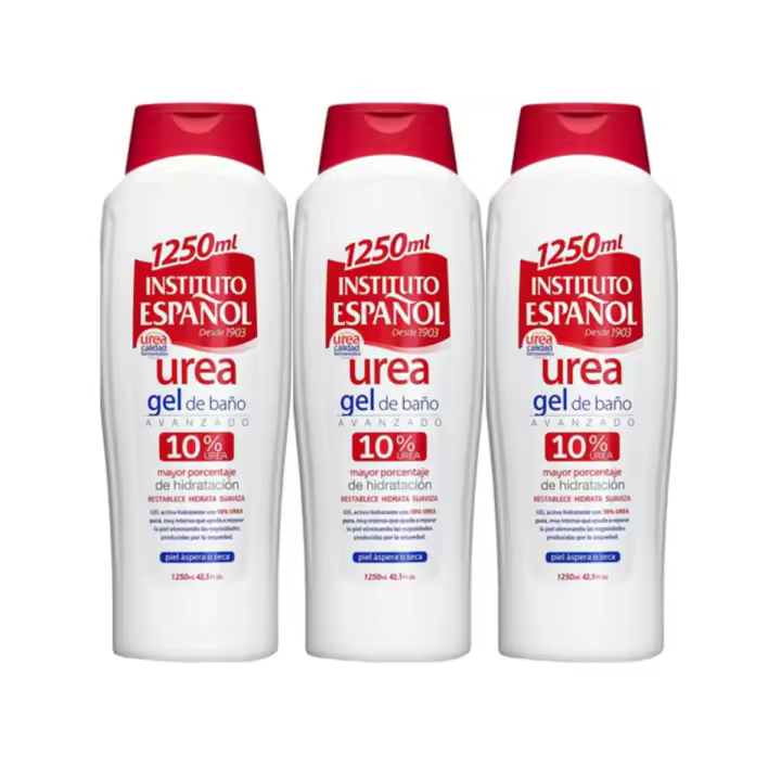 INSTITUTO ESPAÑOL Gel Urea 1250ml - Pack 3 Unidades - 1