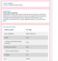 VIDAL Pintalabios bolsa 250U 1,6Kg sabor aCereza y tutti sin gluten sin grasa sabor original Vidal garantizado - details 5