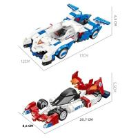 Bloques De Construcción Técnicos Anime Juegos Astras GPX Sprot Coche MOC Caballero Guardia Del Futuro GPX Cyber Formula Regalos Para Niños Navidad - details 5
