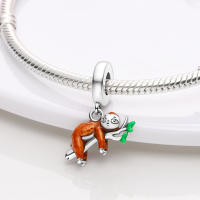 Encantos De Animal Colección Plata Francés Bulldog Gato Mariposa Ladybug Para Pulseras Originales Joyería Hechas a Medida - details 144