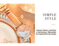 Reloj De Mujer SINOBI Moda Cuarzo Cuarzo Resistente Al Choque Y Al Agua Con Correa De Cuero Display De Agujas Reloj De Pulsera Para Mujer - details 3