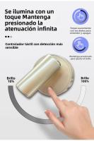 2Pcs Luz De Pared LED Magnética Recargable USB Luz De Lectura Sin Cable Para Dormitorio Luz De Noche Para Cama Moderna Y Elegante - details 4