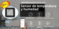 Sensor De Temperatura Y Humedad Universal Tuya Smart WiFi IR Remoto Para Aire Acondicionado TV Compatible Con Alexa Google Home Yandex - details 0