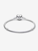 Pandora - Pulsera Moments de corazón y serpiente - Plata de ley - details 0