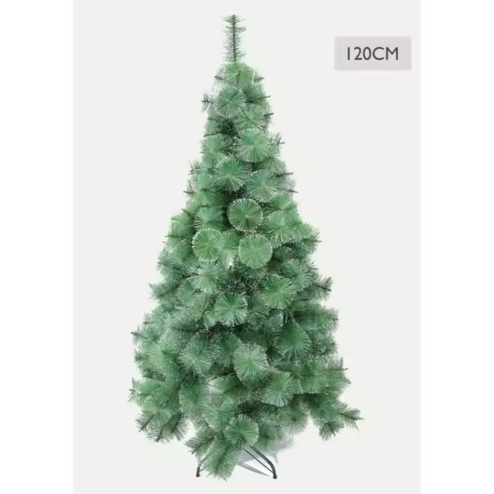 Árbol de Navidad con agujas de pino blanco planta artificial de alta gama - 1