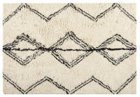 Parentesi Quadra - ALFOMBRA BERBERI ROMBOS BL/WH 160X230 - details 0