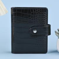 Cubierta De Cuero PU Para Cuaderno A7 De Color Cocodrilo Con 6 Anillos Clip-on Estuche Para Libros De Notas Y Diario De Estaciónery - details 4