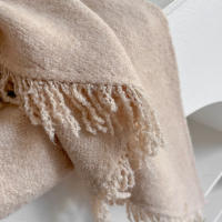 Nueva Bufanda De Lana Mezclada Para Mujer Con Borlas Y Diseño De Triángulo Gruesa Y Cálida Para Otoño E Invierno - details 17