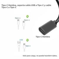 Cable De Poder DC 4.0mm X 1.7mm Con Interruptor ON/OFF USB Tipo C Hembra a DC 5V Para Webcam Router Cámara Mini Ventilador DVR Escáner - details 3