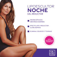 Yacel Lipoescultor Noche | Anticelulítico Intensivo Reductor | Gel Lipo-Reductor Quemagrasas Noche | Reduce Grasas Localizadas y Elimina Líquidos | Apto en periodo de Lactancia | 200ml - details 1